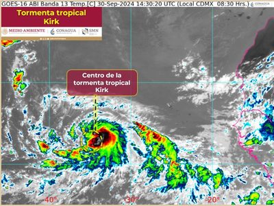 Se forma la tormenta tropical Kirk en el Atlántico: ¿afectará a México?