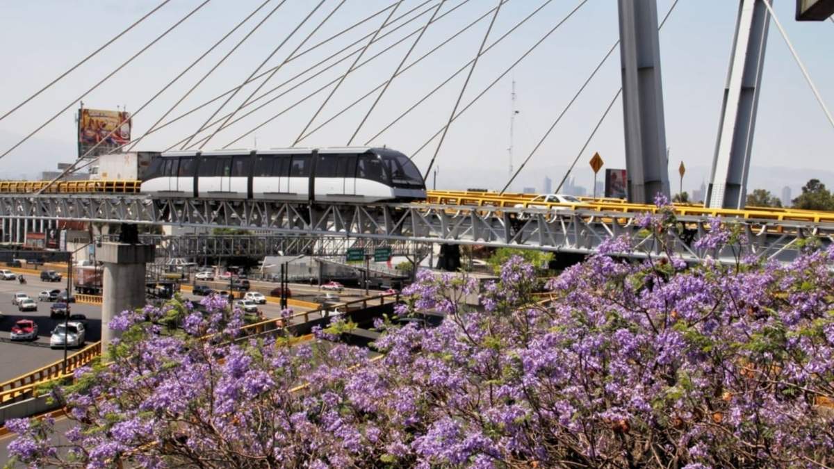 El Aerotrén del Aeropuerto Internacional de la Ciudad de México