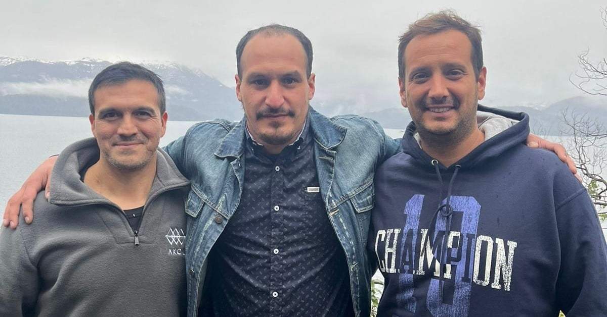 Claudio "Tito" Pérez, Tomás Alberto Andrade y Lucas Castelli. Fuente: (Facebook)