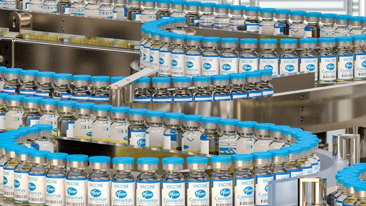Vacuna contra el coronavirus de Pfizer. Fuente: (Twitter)