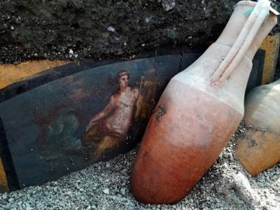 Descubren un antiguo restaurante en la zona arqueológica de Pompeya