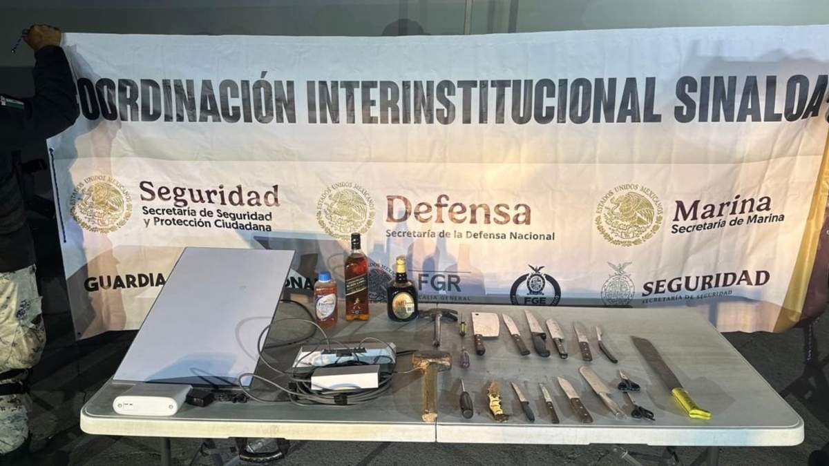 Dispositivo asegurado es un Starlink, desarrollado por Elon Musk, armas blancas y licores
