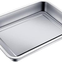 El truco para limpiar esa bandeja de acero inoxidable que estaba sucia en las esquinas y que vuelva a brillar sin esfuerzo