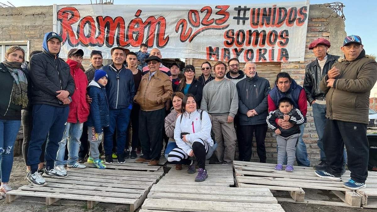 Ramón Rioseco en Zapala. Fuente: (Facebook)