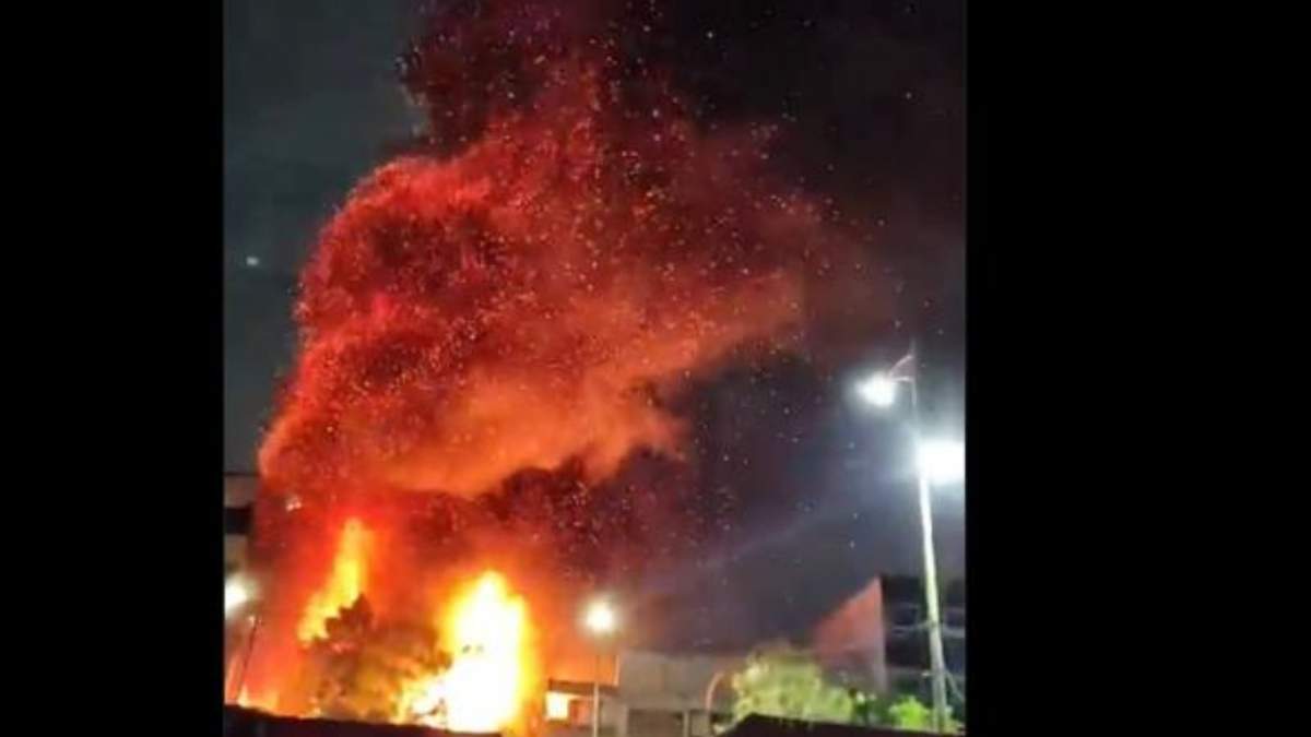 Incendio en el mercado de La Merced