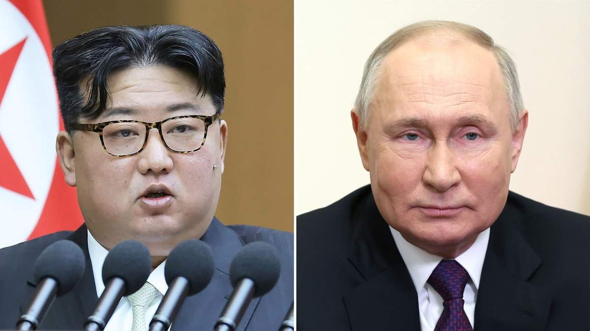 Kim Jong Un y Vladímir Putin