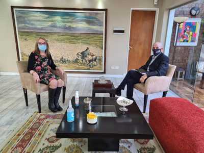 Petroleros: José Llugdar se reunió con Alicia Kirchner