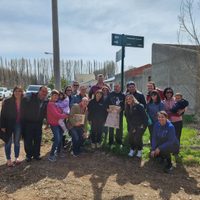 Alejandro Lerner conoció la calle que tiene su nombre en un barrio de Plottier