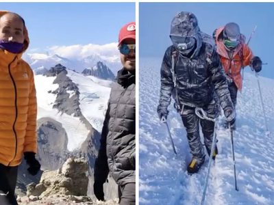 Rafa Jaime, primer mexicano ciego que llega a la cima del Denali, la más alta de América del Norte