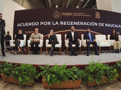 Naucalpan promete plan maestro de 31 proyectos de infraestructura