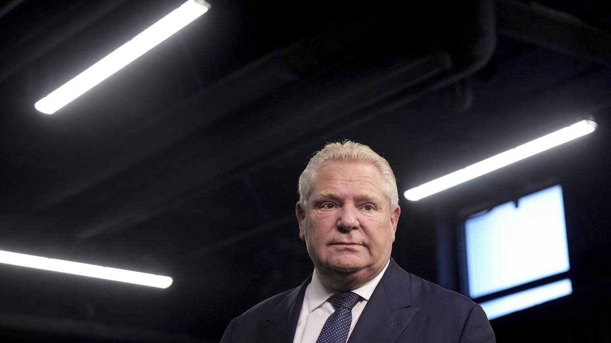 El primer ministro de Ontario Doug Ford