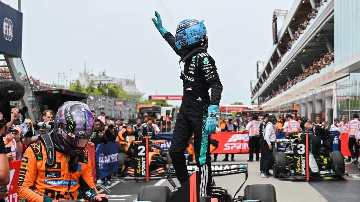 Russell logra la pole position del GP de Canadá pese a chocar con compañero de equipo, Antonelli