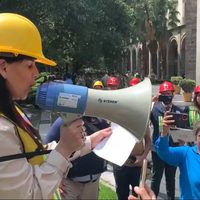 Así participó Palacio Nacional en el simulacro de sismo (Video)