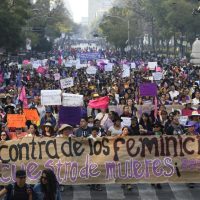 Marchan contra la violencia, acoso y feminicidios en la CDMX