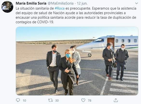 Tuit de María Eugenia Soria