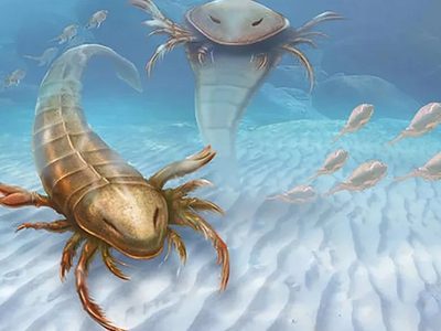 Los escorpiones marinos se hicieron gigantes al menos nueve veces