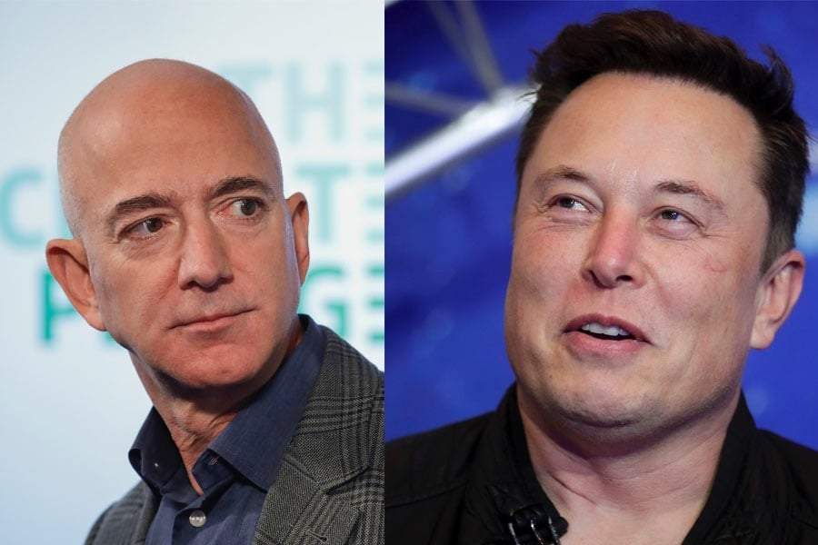 Jeff Bezos y Elon Musk