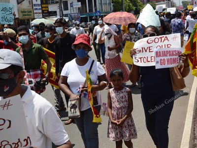 Para el expresidente de Sri Lanka, él hizo todo lo posible para resolver la crisis