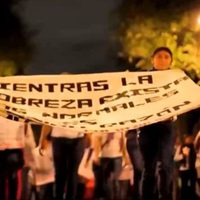 History, una petición de justicia por los 43 normalistas