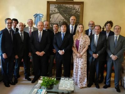 Milei expuso su plan económico ante empresarios españoles