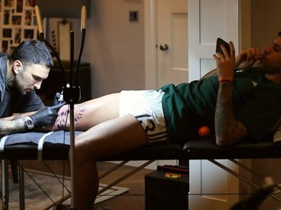 Con dedicatoria especial: el impresionante tatuaje del Cuti Romero