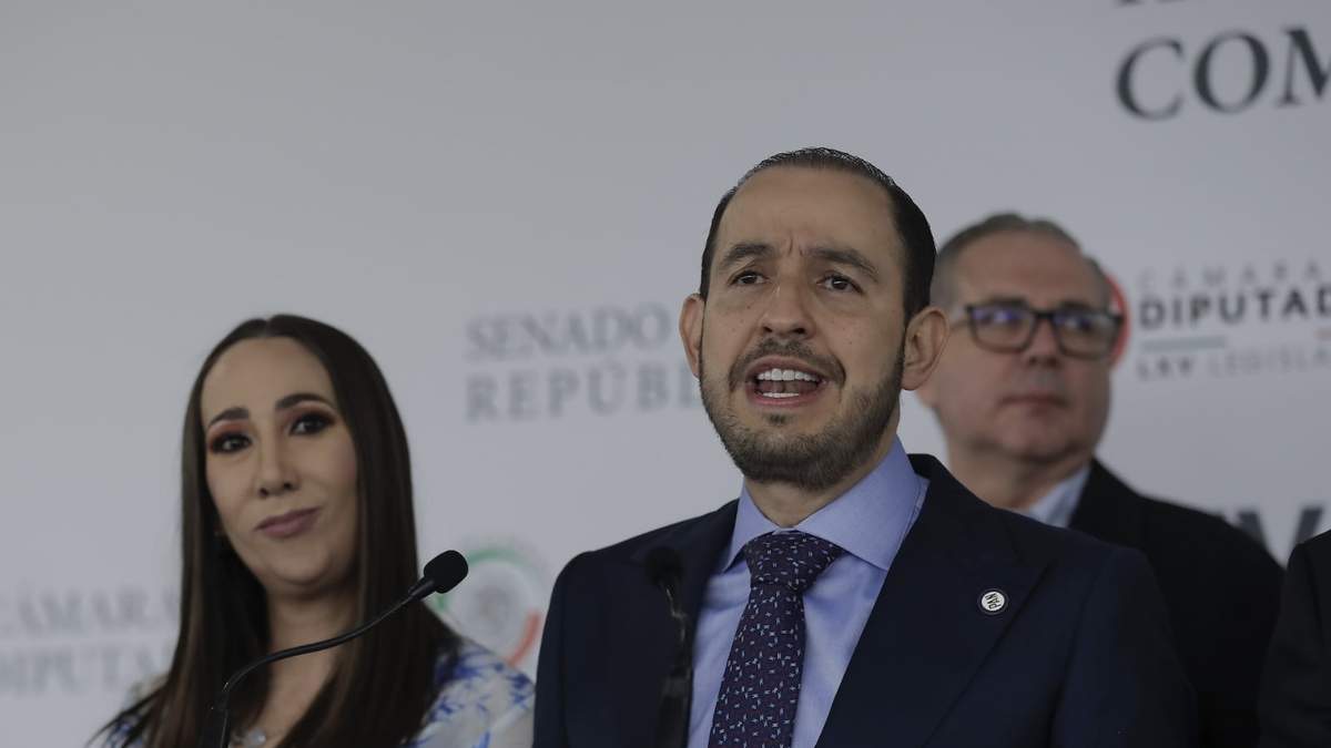 El senador y líder nacional del PAN, Marko Cortés