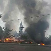 Explota pipa de gas en Veracruz; hay al menos cinco heridos y varias viviendas dañadas