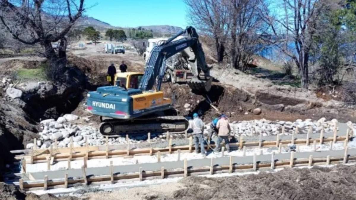 La obra registra casi un 10% de avance. Fuente: (Neuquén Informa).