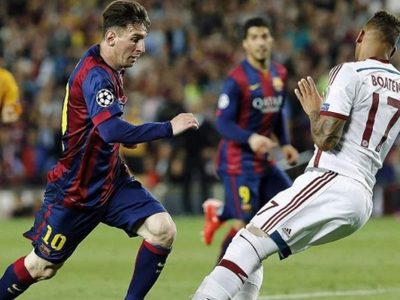 En plena cuarentena por coronavirus, Boateng recordó su humillación ante Messi