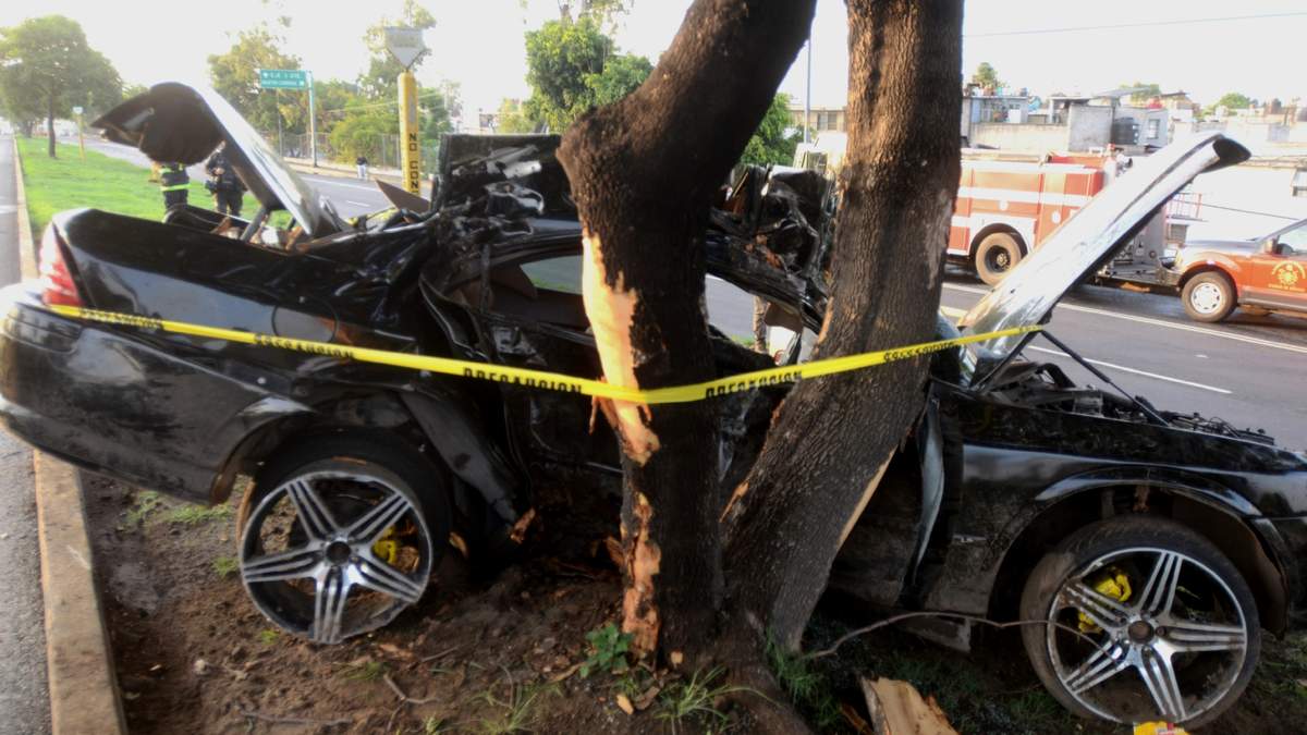 Choque de un automovilista en la CDMX