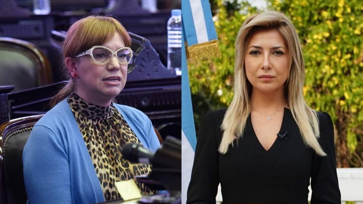 La diputada radical Karina Banfi y la primera dama de la Nación, Fabiola Yáñez. Fuente: (Twitter)