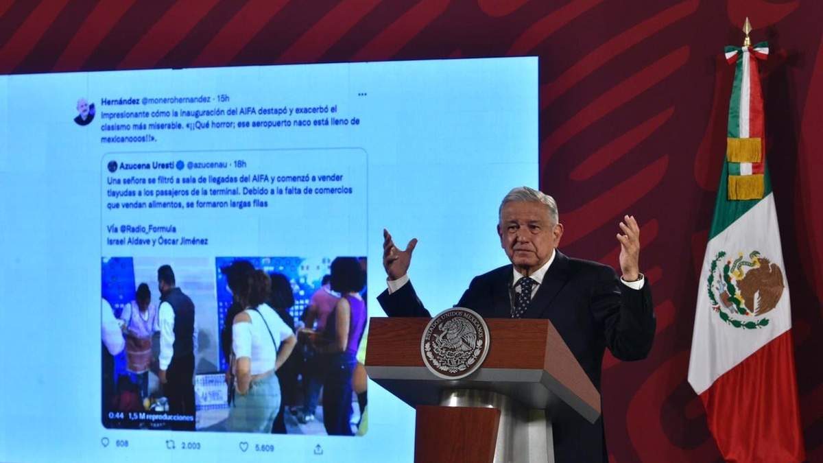 El mandatario tildó de clasistas las críticas por la venta ambulante de Tlayudas en el AIFA