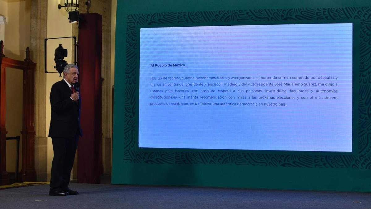 AMLO leyó en su conferencia la carta que envió a los gobernadores