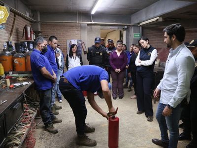 Marcha 8 de marzo: la SSC asegura que usará extintores sin polvo tóxico (Video)