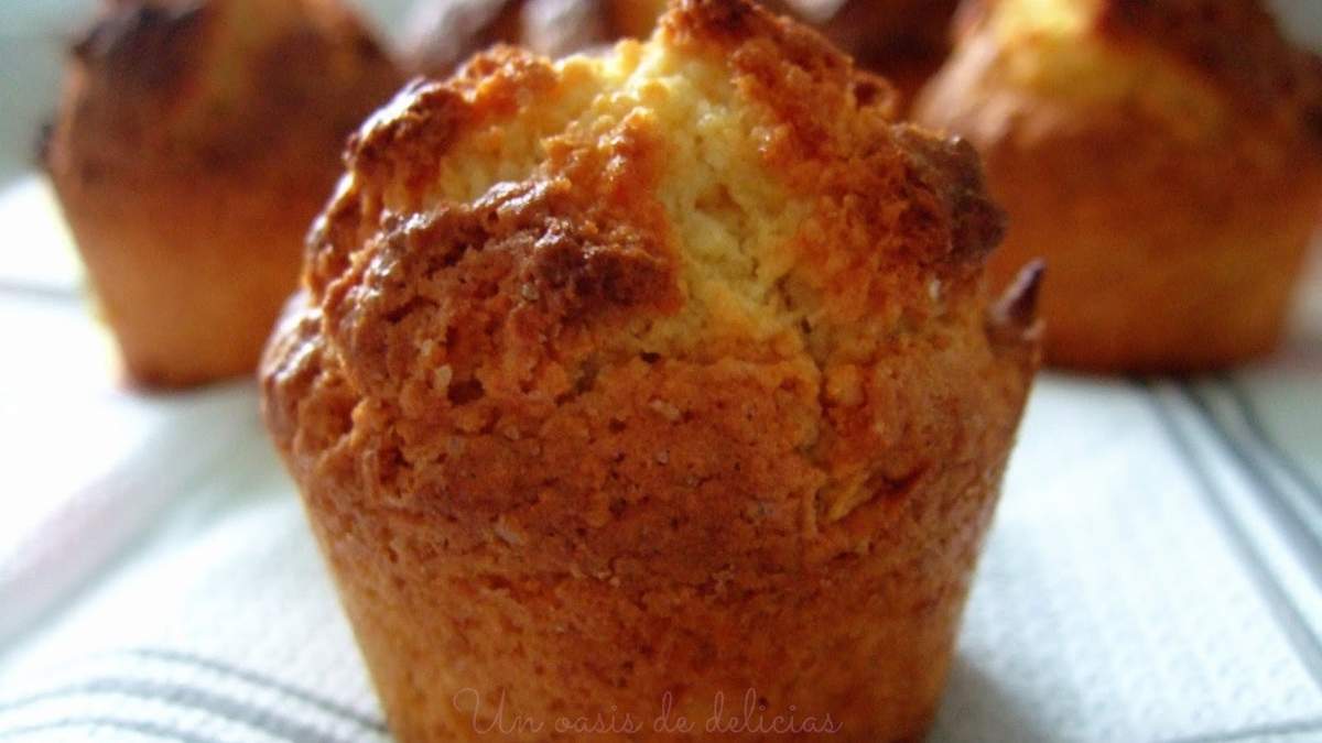 Muffins de coco. Fuente: (Instagram)