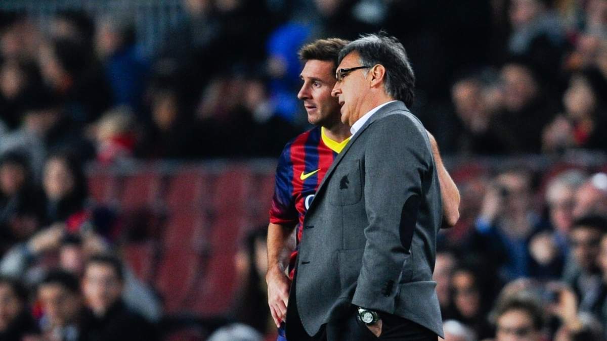 Gerardo Martino con Messi. Fuente (Instagram)