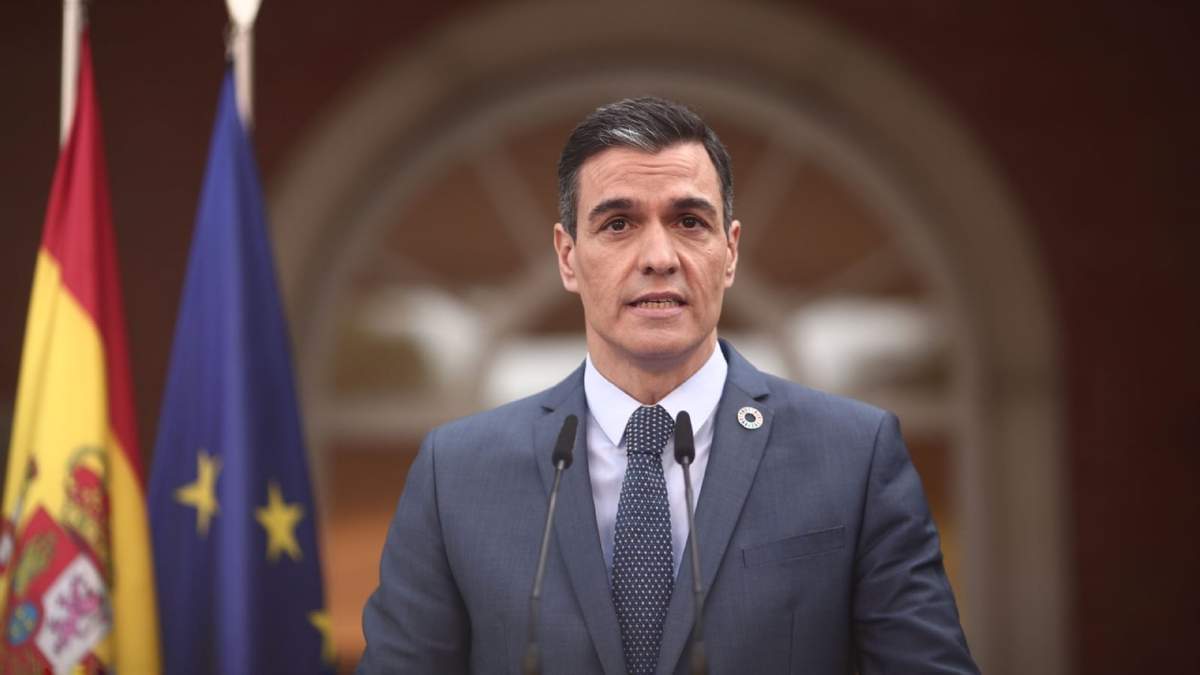 El jefe de Gobierno español, Pedro Sánchez. Fuente: (Twitter)