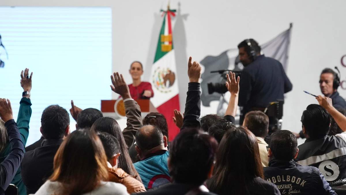 La presidenta Claudia Sheinbaum