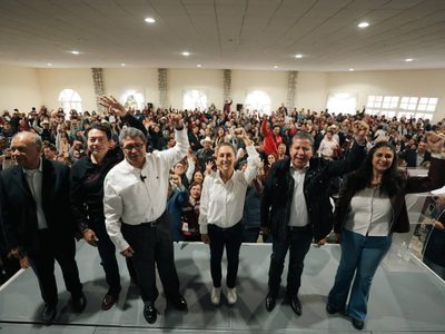 En Zacatecas, el gobernador y otros funcionarios acompañan actos de Sheinbaum en horario laboral