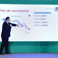 Vacunas enviadas por EU se aplicarán a personas de 18 a 40 años en la frontera norte: Ebrard