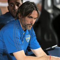 Con los tapones de punta: el palito que lanzó Diego Martínez contra el Consejo de Fútbol de Boca