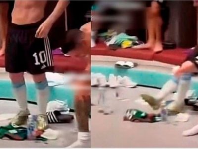 Por fake news, "Canelo" Álvarez amenaza a Messi; lo acusa de pisar playera de México (Video)