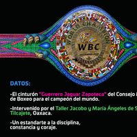 Así es el cinturón “Guerrero Jaguar Zapoteca” que será disputado por Canelo y Golovkin