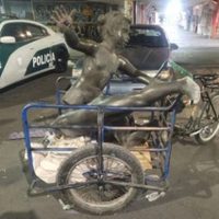 Detienen a un hombre por el robo de estatuas en Tlatelolco