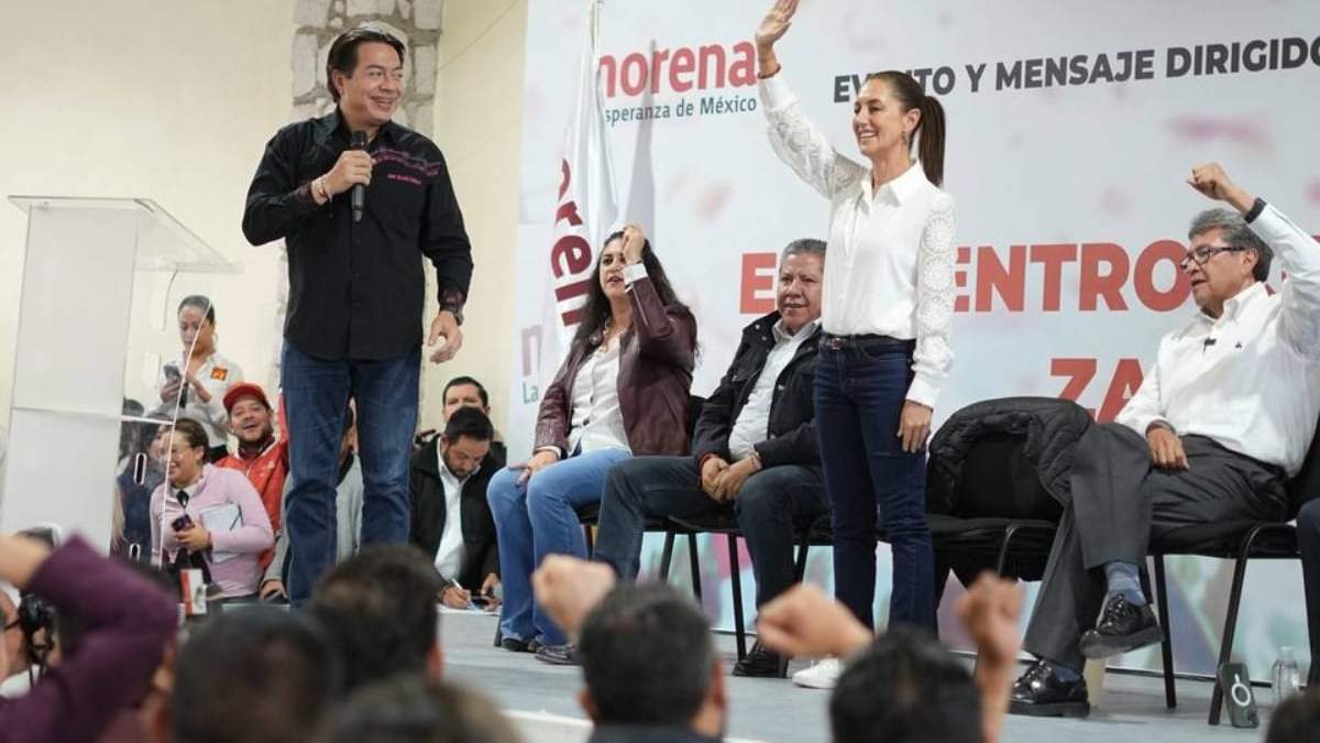 Evento masivo con militantes de Morena en Zacatecas