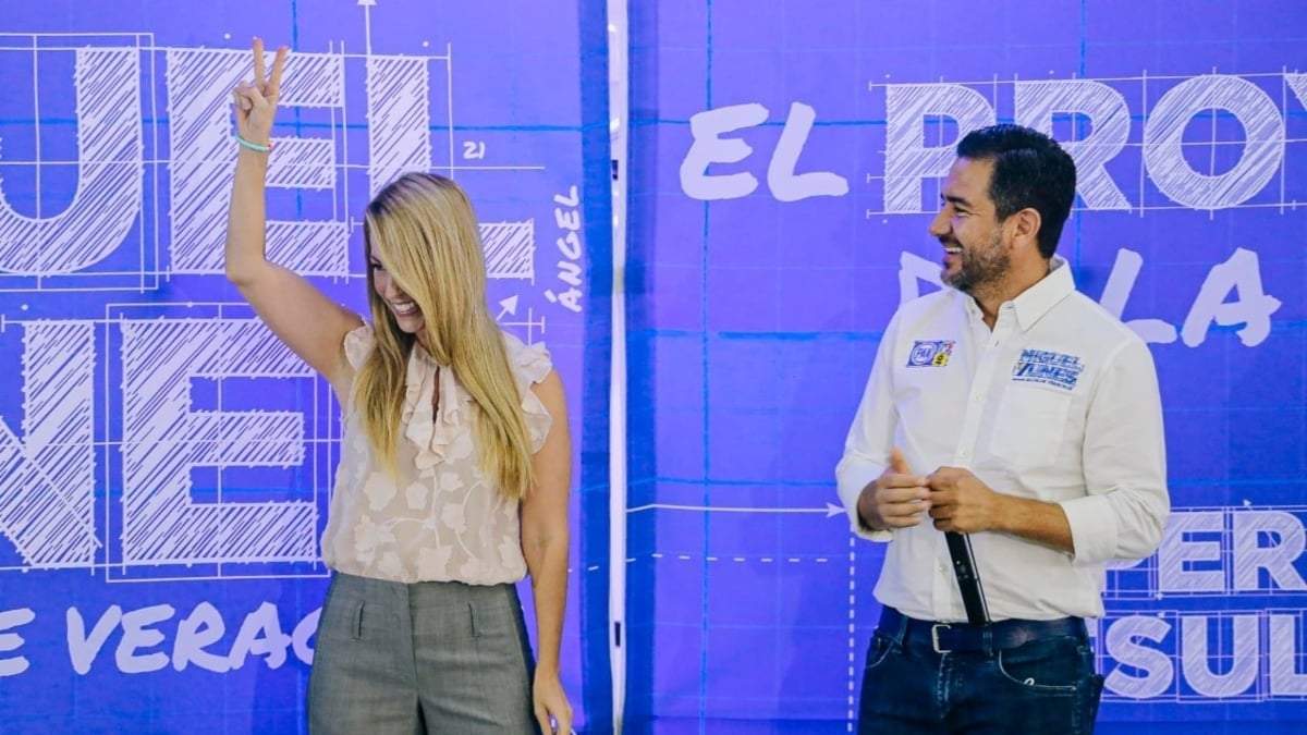 Patricia Lobeira y Miguel Ángel Yunes