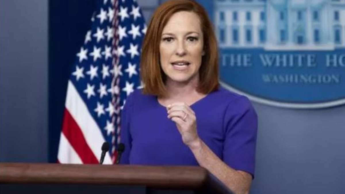 La secretaria de prensa de la Casa Blanca, Jennifer Psaki