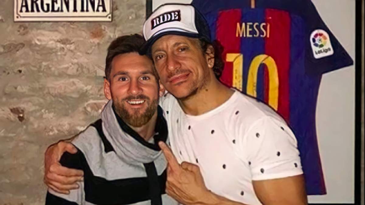 Lionel Messi y Nico Vázquez. Fuente: (Instagram)