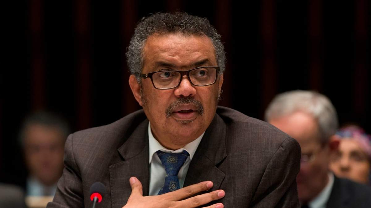 Tedros Adhanom Ghebreyesus, director general de la Organización Mundial de la Salud. Fuente: (Twitter)
