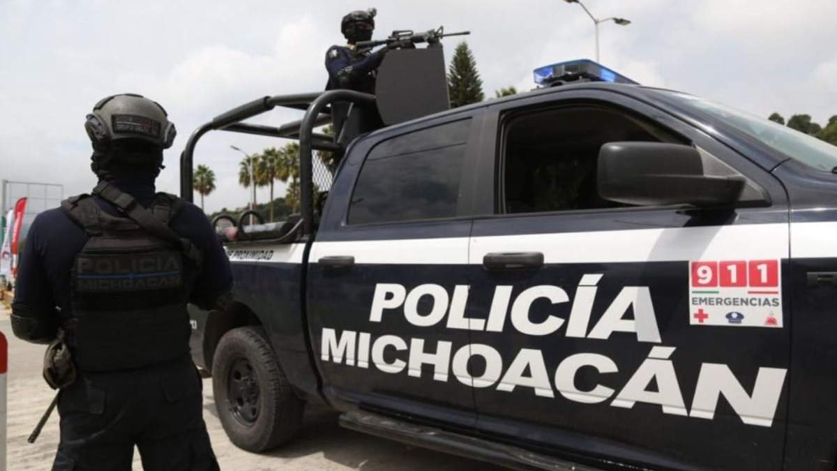 La policía de Michoacán acordonó la zona del hallazgo